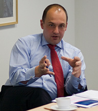 Portrait of David Aldred, Managing Director Corporate Sales Executive, J.P. Morgan