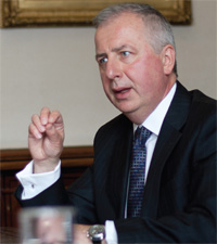 Portrait of Alex Caviezel, Head of Treasury Services EMEA, J.P. Morgan