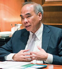 Portrait of Chye Kin Wee, Head of Transaction Banking for Asia Pacific, BNP Paribas