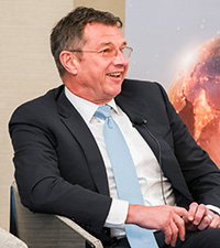 Portrait of Michael Spiegel, Global Head of Transaction Banking, Standard Chartered
