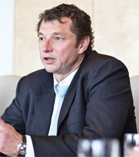 Portrait of Michael Spiegel, Head of Trade Finance and Cash Management Corporates, Deutsche Bank