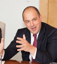 Portrait of David Aldred, EMEA Industrials and Energy Sector Head, Citi Transaction Services, Citi