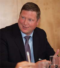 Portrait of Martin Runow, Head of Cash Management Corporates, North America, Deutsche Bank