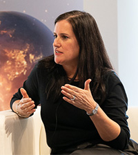Portrait of Jennifer Acosta – Managing Director, Global Head of Media and Telecom and North America Enterprise Technology, J.P. Morgan