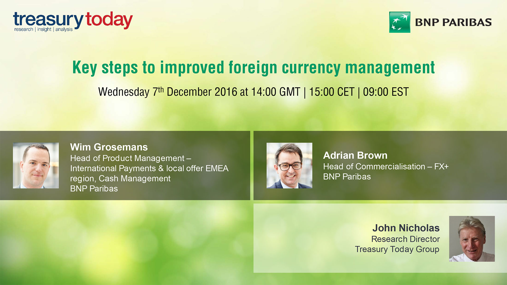 Key steps to improved foreign currency management