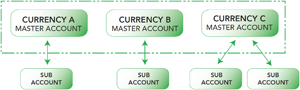 Diagram 1: Notional cross-currency pool