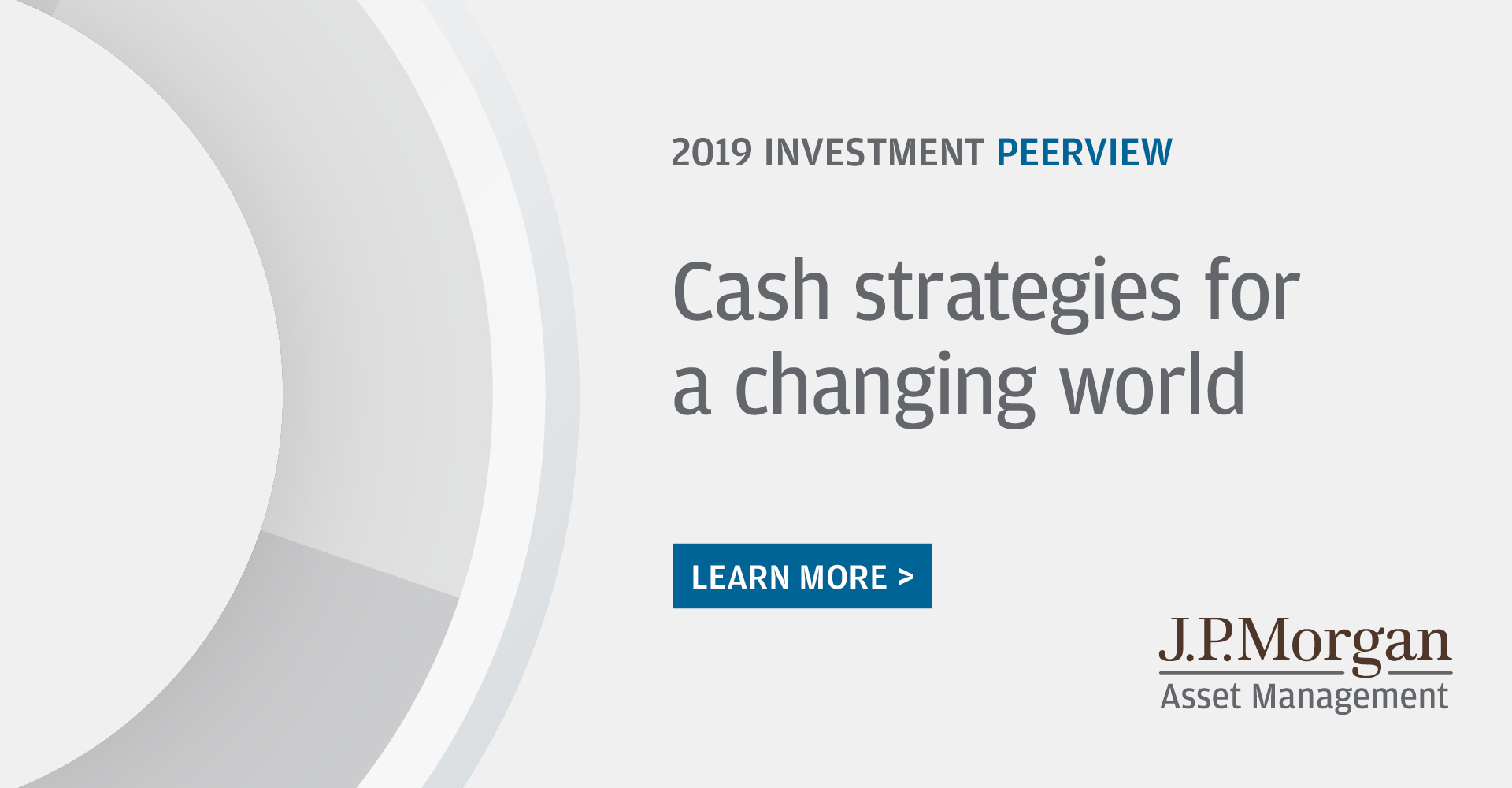 J.P. Morgan Asset Management – 2019 Investment PeerView – Cash strategies for a changing world