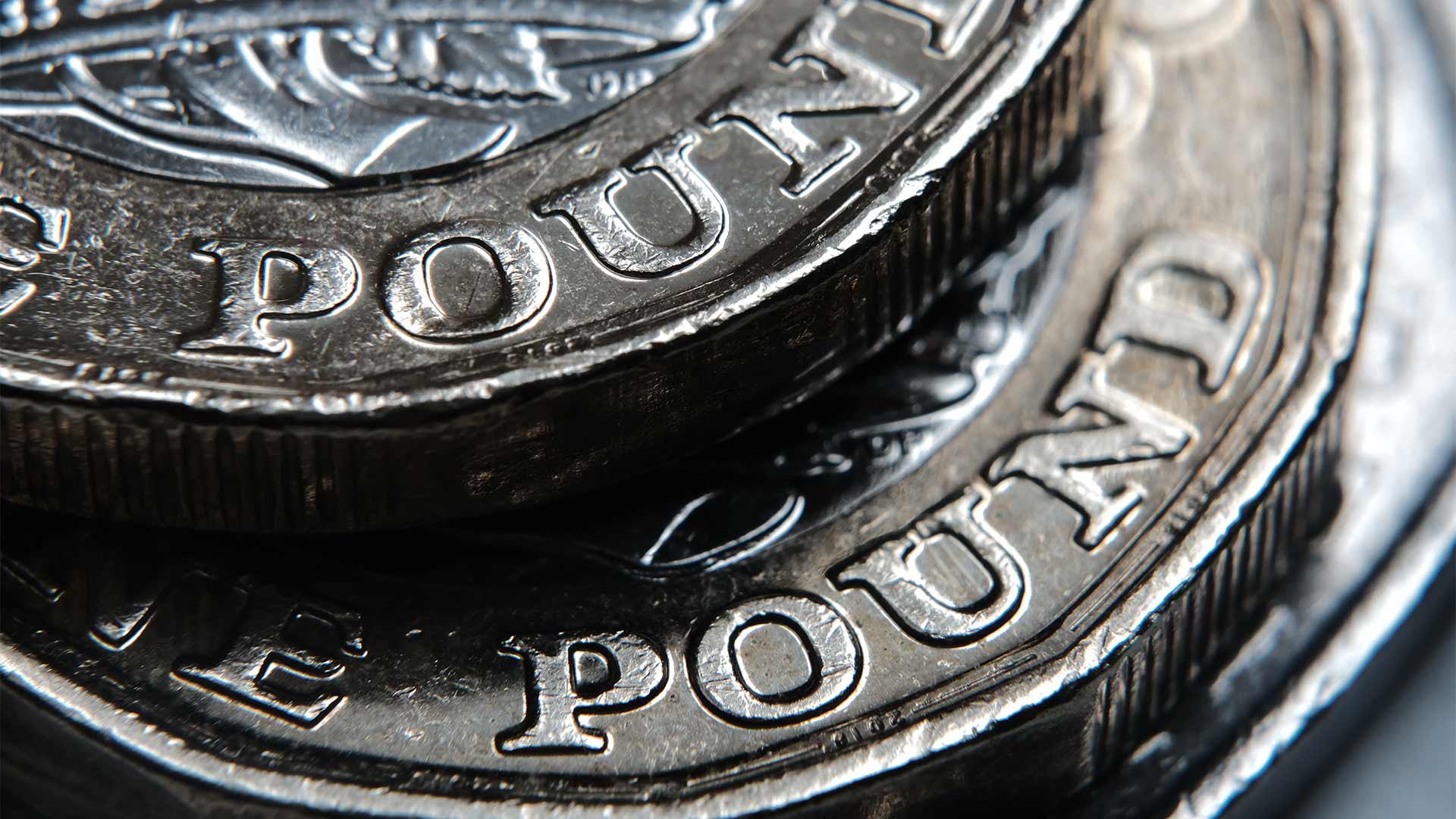 British pound close up