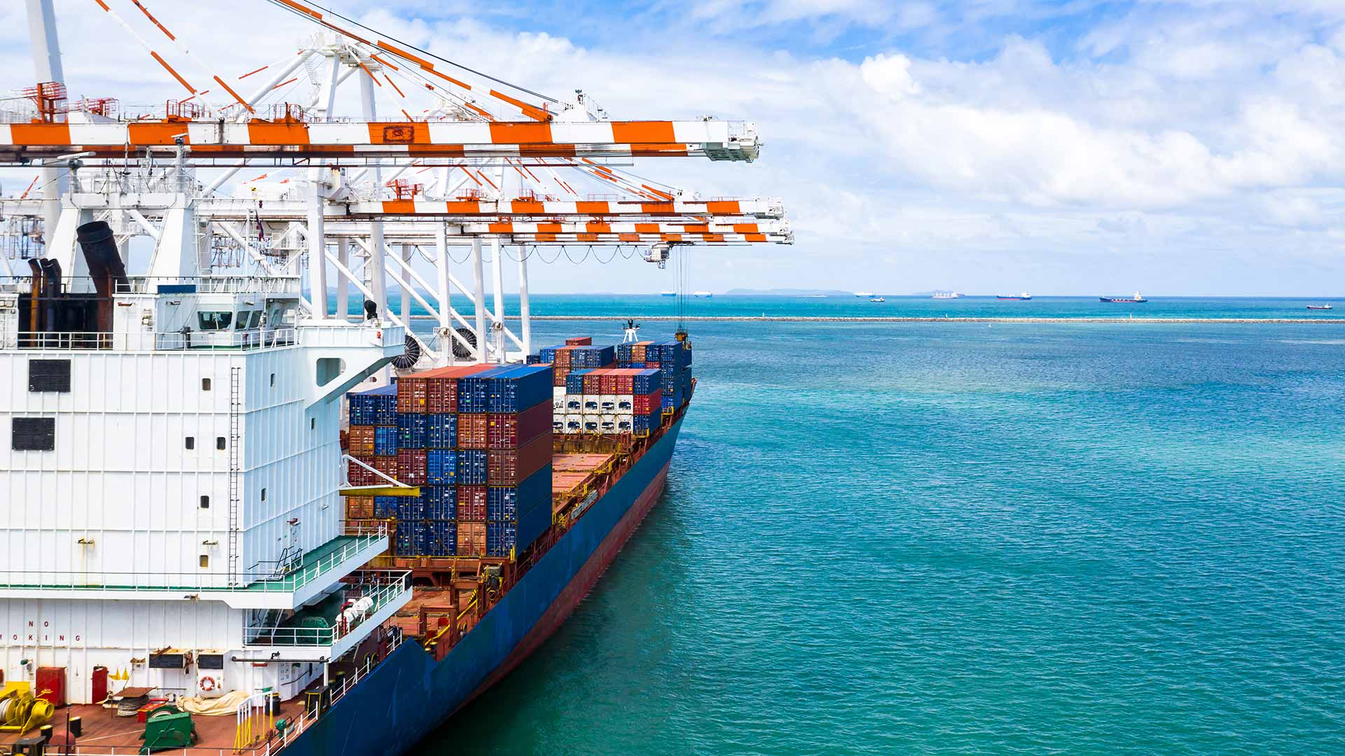 Cargo ship shipping trade