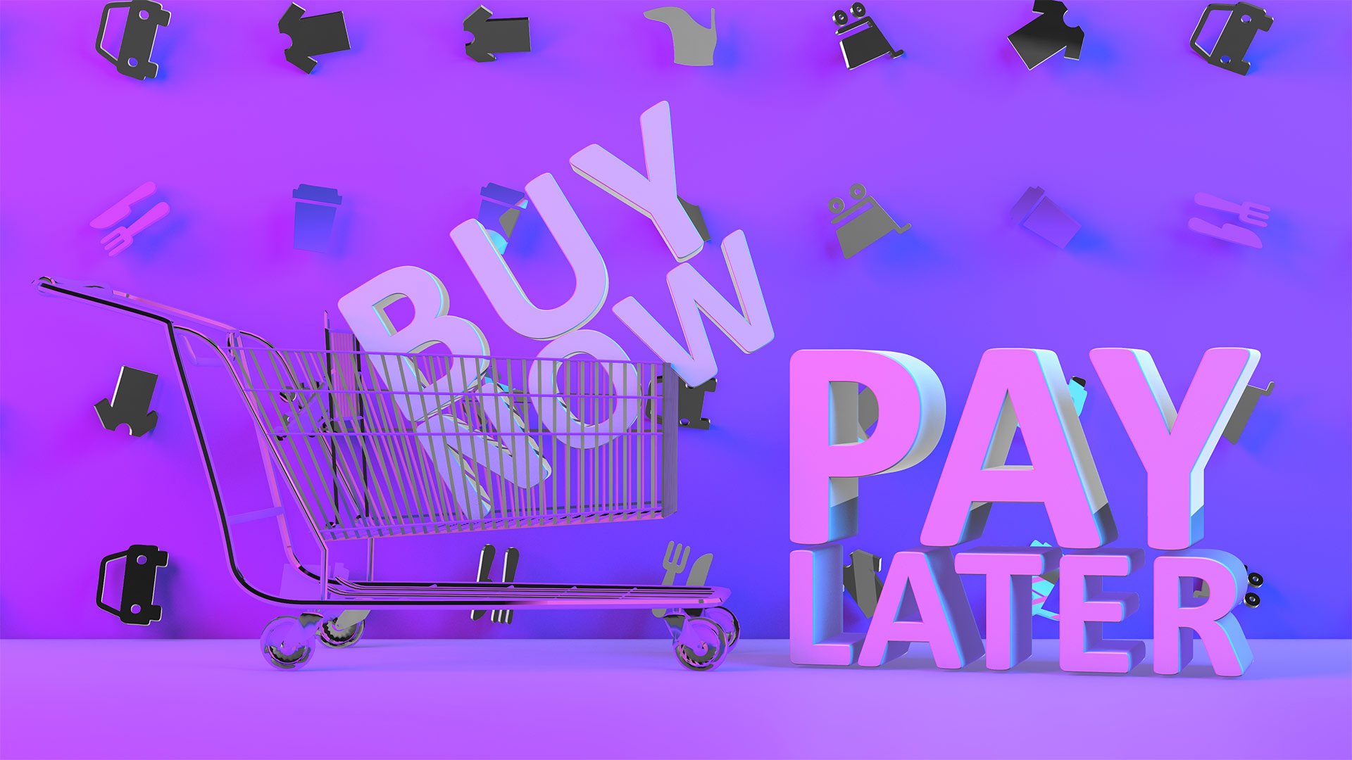 Buy now, pay later concept