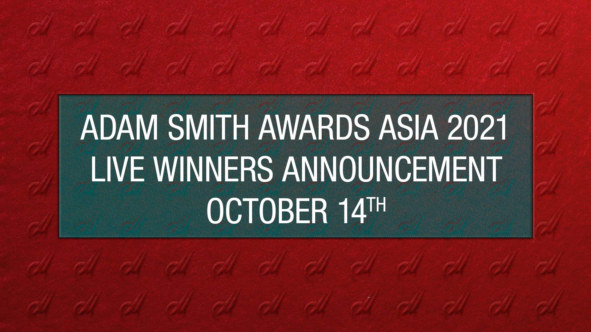 Adam Smith Awards Asia 2021: live winner’s announcement October 14th