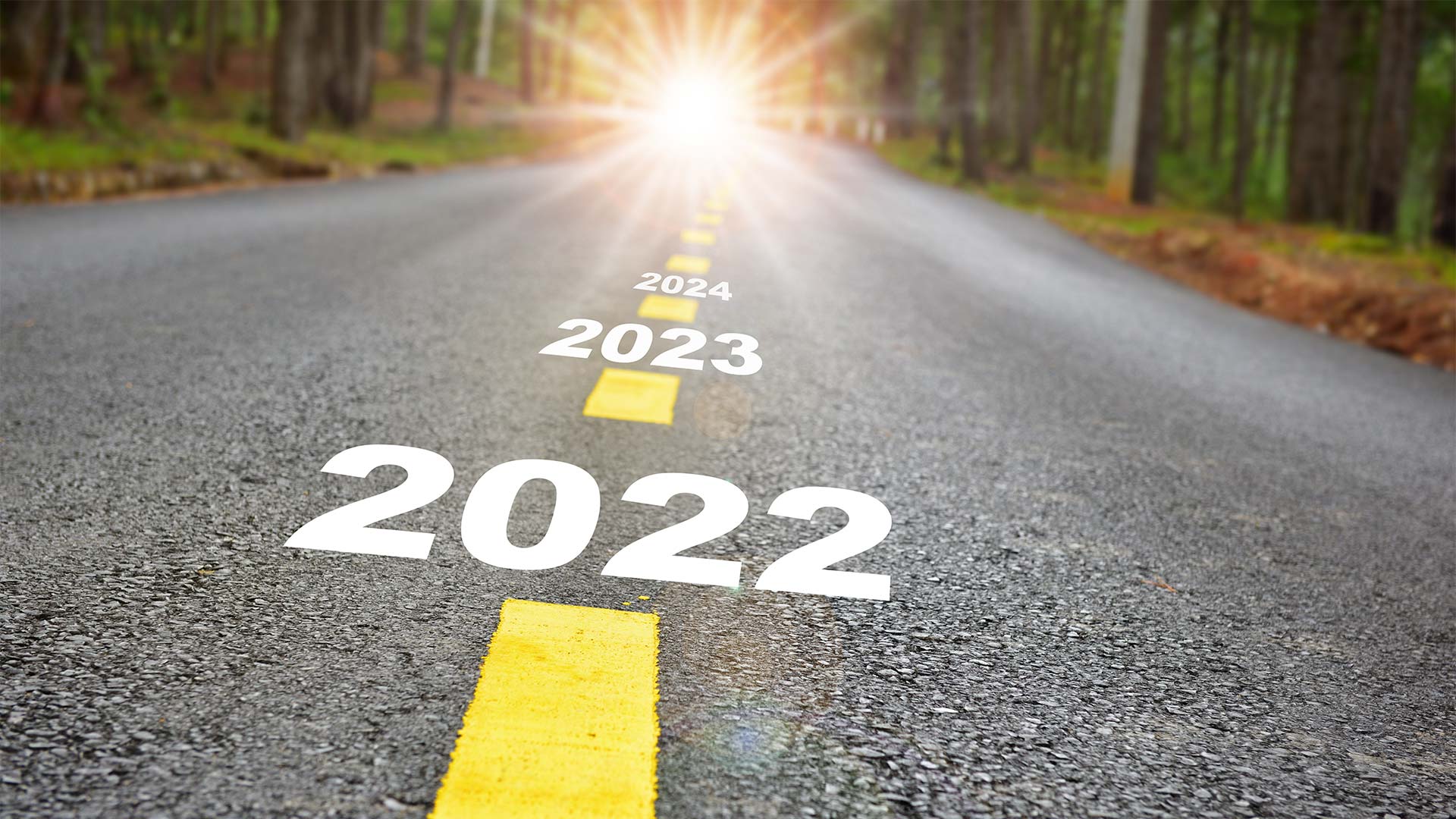 2022 to 2024 on a road