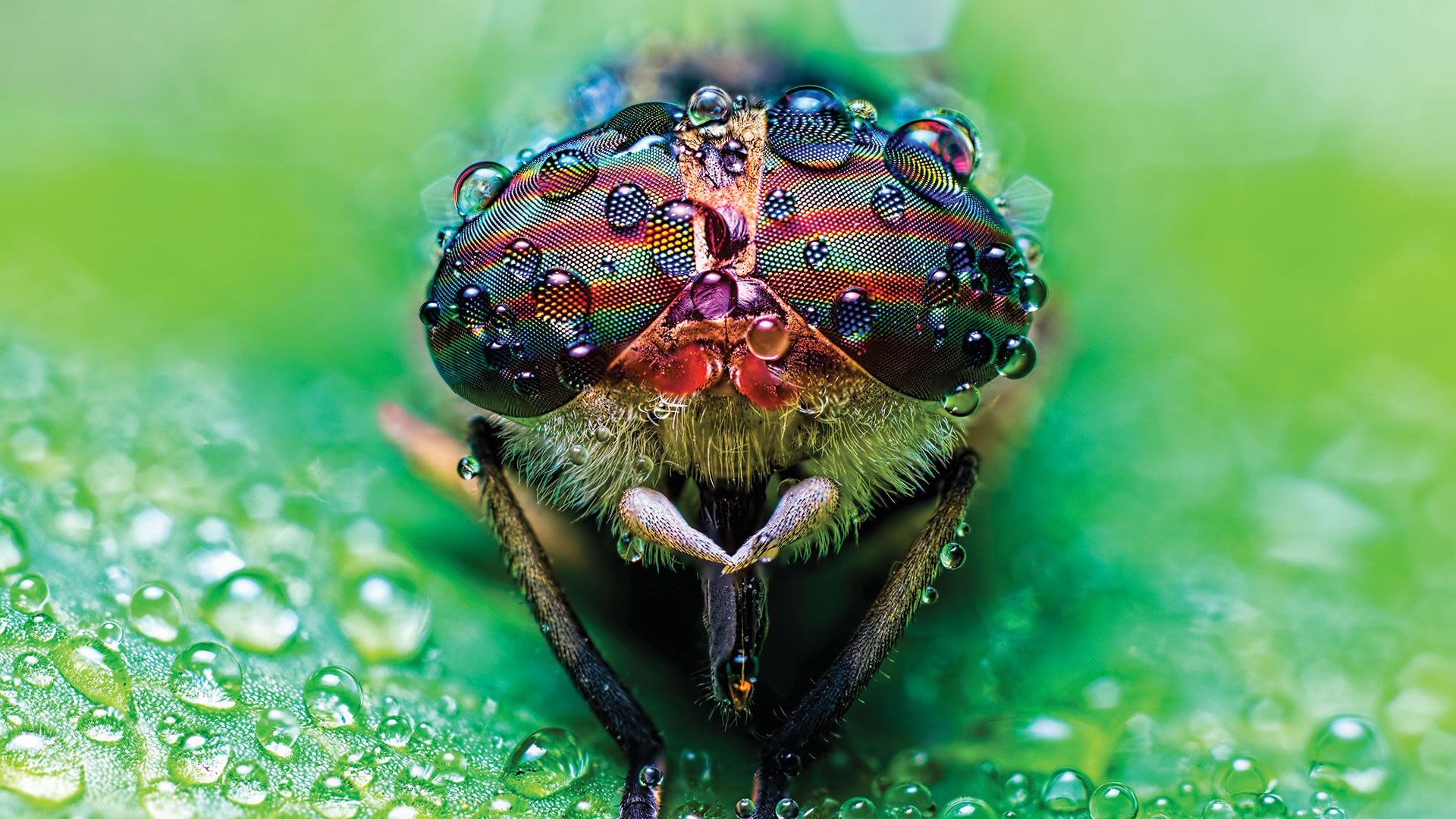 Close up of horsefly