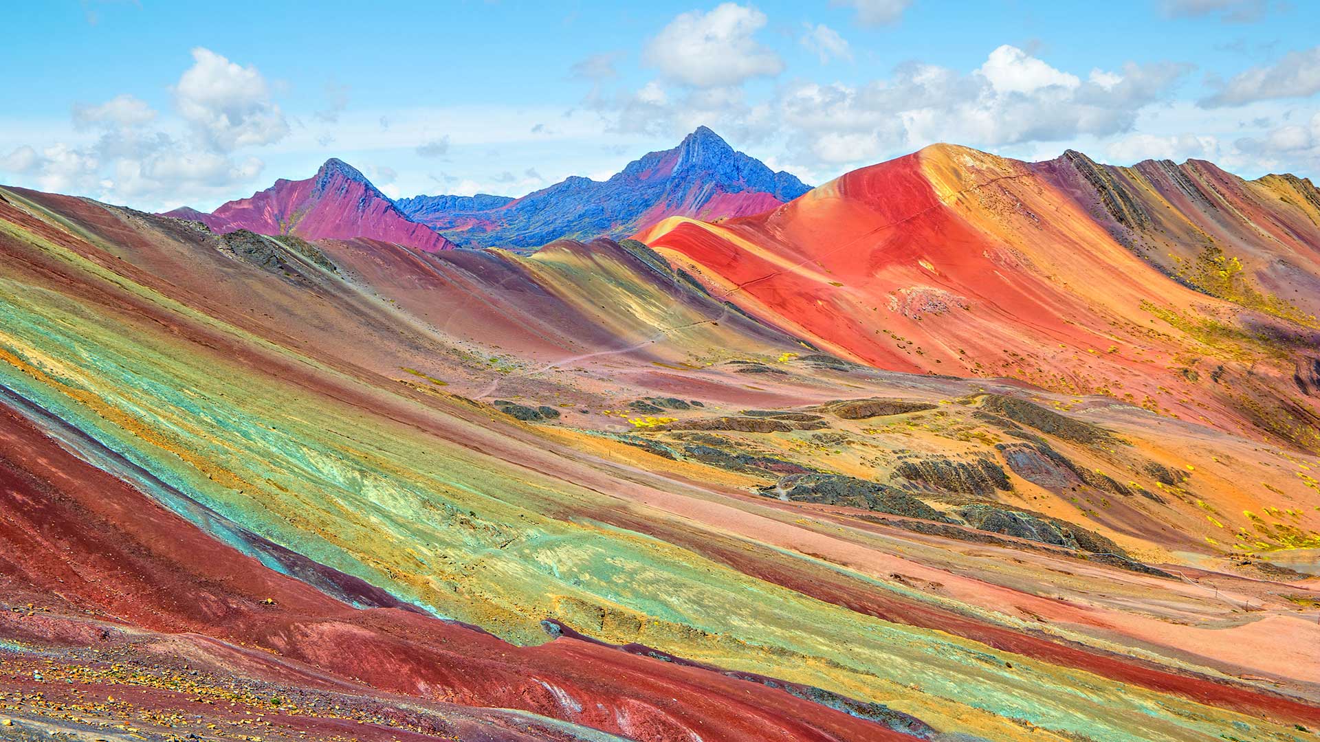Colourful moutains in Latin America
