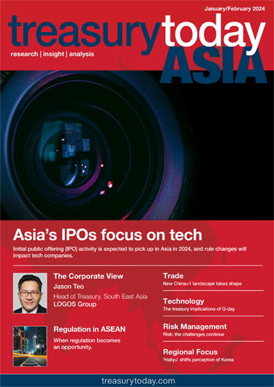 Treasury Today Asia January/February 2024 magazine cover