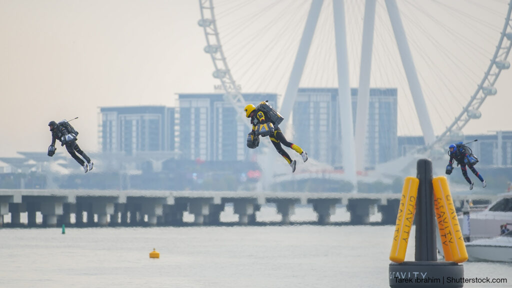 Dubai first jet suit race