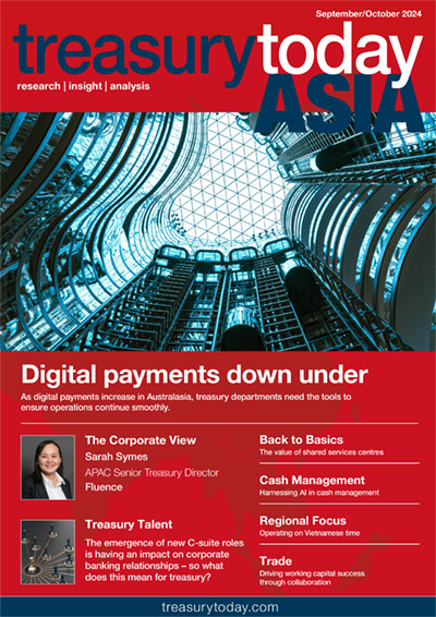 Treasury Today Asia September/October 2024 magazine cover