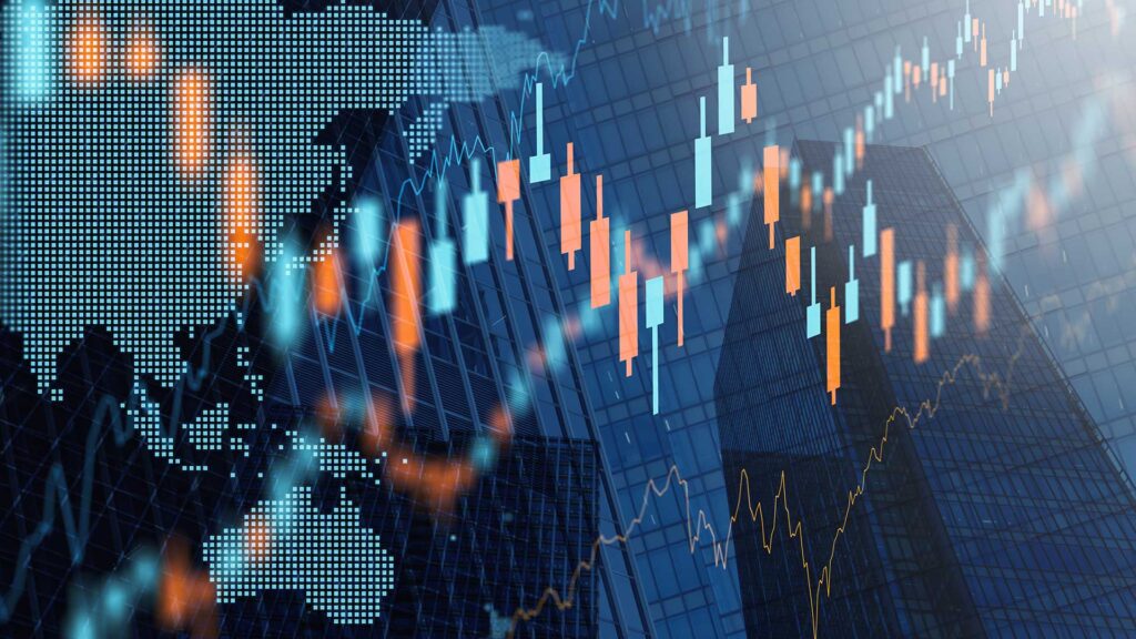 Stock market chart for Asia activity