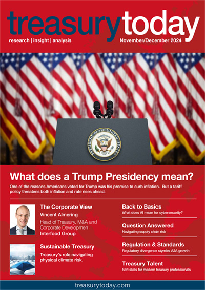 Treasury Today November/December 2024 magazine cover