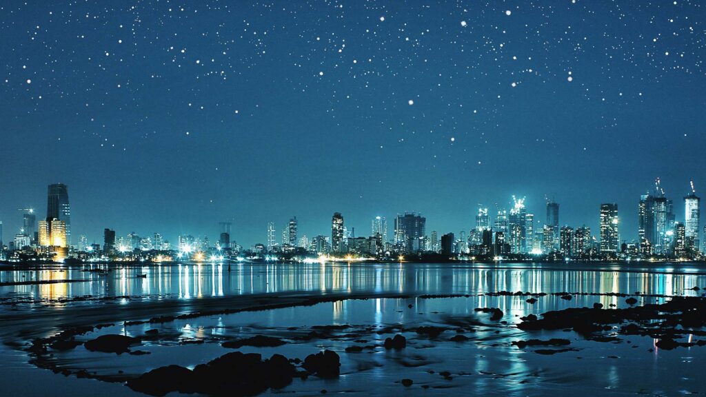 City of Mumbai at night