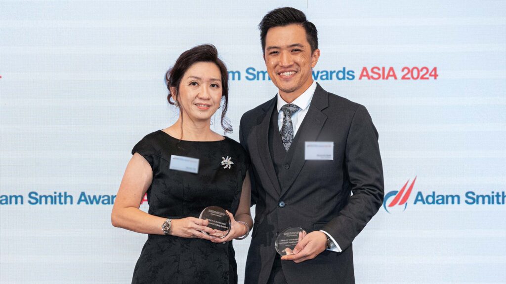 Photo of Wendy Yap, Desay SV Automotive Singapore Pte Ltd and Benjamin Quek, Bank of America.