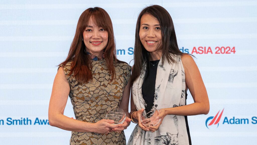 Photo of Winnie Yap, HSBC and Serene Ong, Kalbe International Pte Ltd.