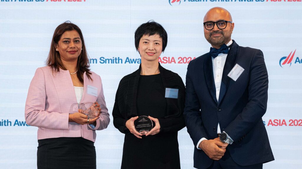 Photo of Suchismita Das, HSBC and Shania Ren, Saint-Gobain Asia Pacific.