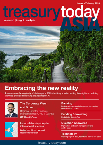 Treasury Today Asia January/February 2025 magazine cover