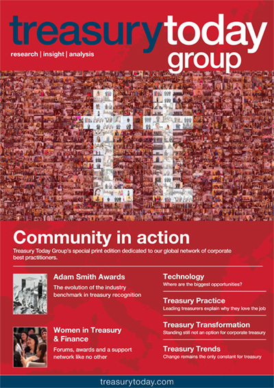 Treasury Today Group September 2025 magazine cover