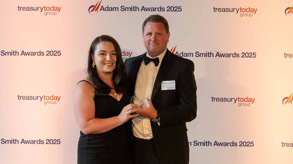 Photo of Aimee Newton and Jonathon Knuppel, Jaguar Land Rover.