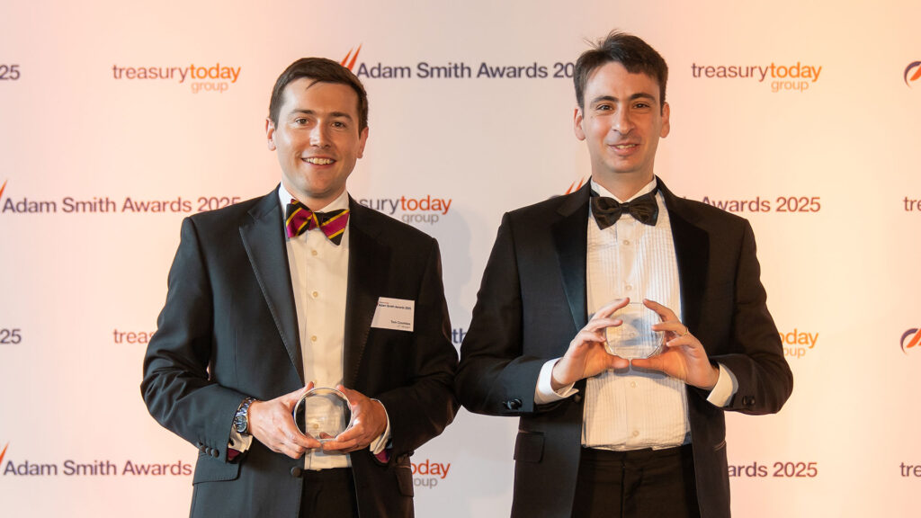 Photo of Tom Coombes, J.P. Morgan and Raphael Charbit, Uber.