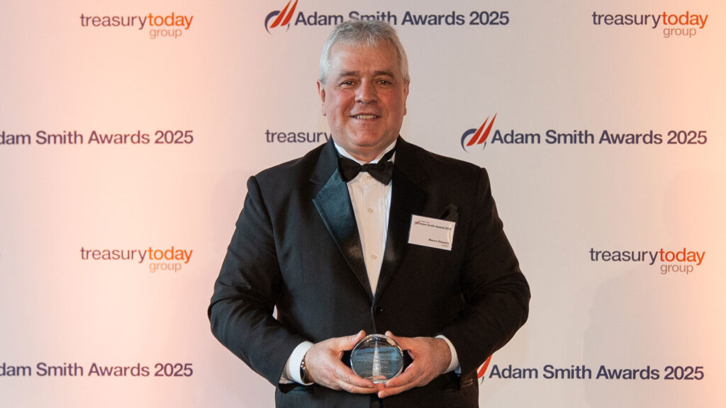 Photo of Marco Siqueira, HSBC collected the award on behalf of PepsiCo.