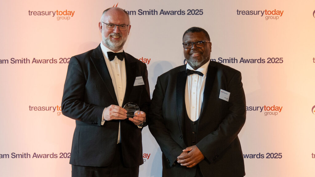 Photo of Tom Cahalane and Roland White, BT Group.