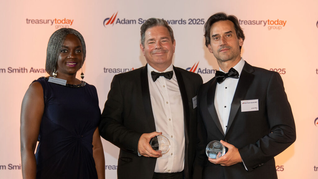 Photo of Bunmi Adeyemi-Wilson and Stuart Madell, Shell and Jesse Silva, Citi.