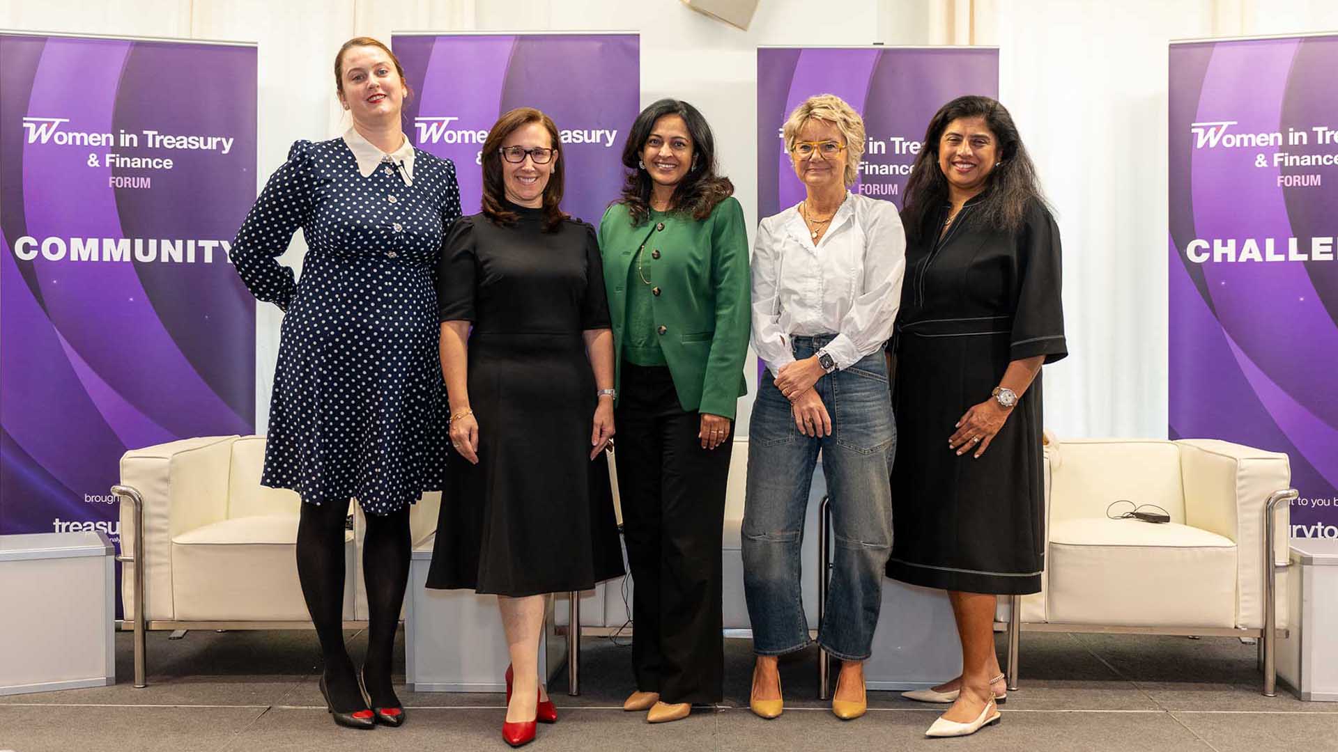 Women in Treasury & Finance EMEA Forum 2025 panellists