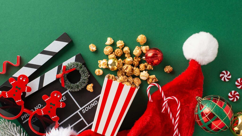 Christmas movie themed items.