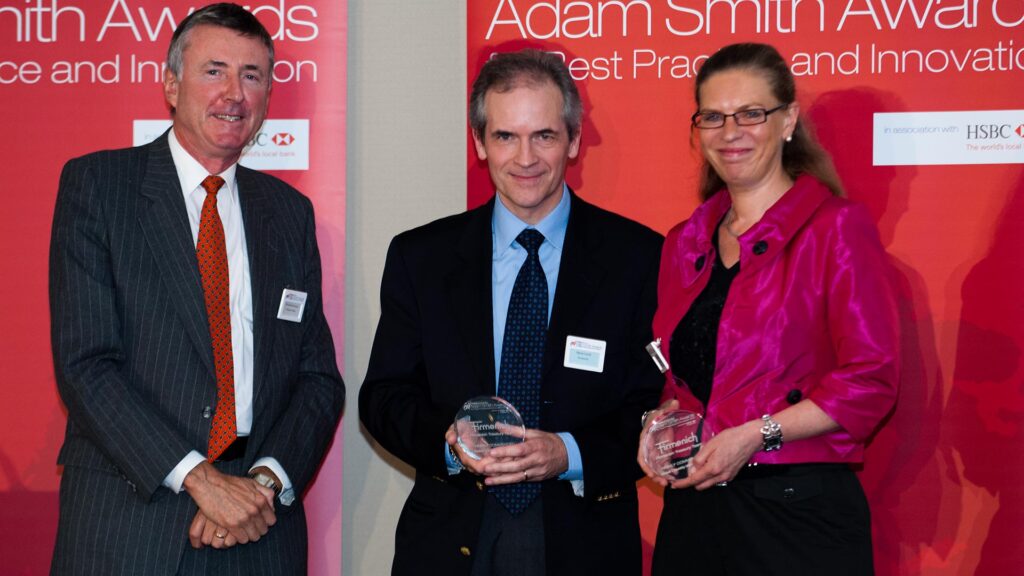 Photo of Richard Parkinson, Hervé Corré and Anita Diriwaechter, RBS.