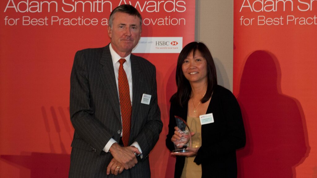 Photo of Richard Parkinson and Cynthia Torsney from Google collecting on behalf of Tony Altobelli.