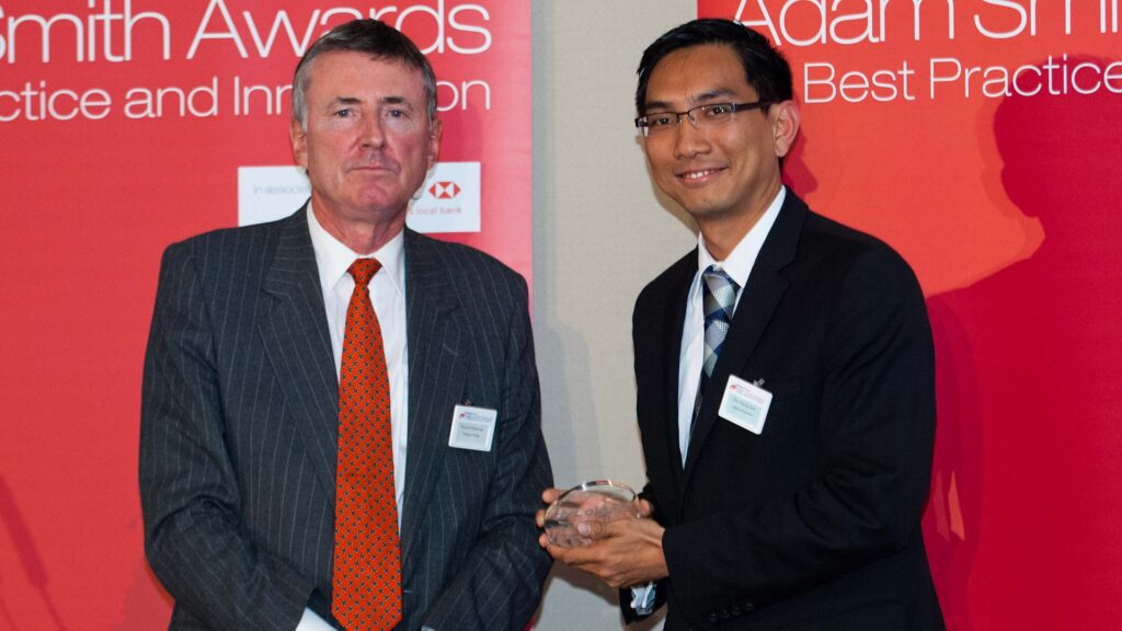 Photo of Richard Parkinson and Chen Seong Joon.