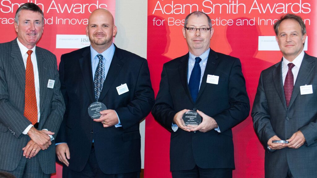 Photo of Richard Parkinson, Jack P Spitzer, Ciaran Brady, Bank of America Merrill Lynch and Vincent Debusscher, HSBC.