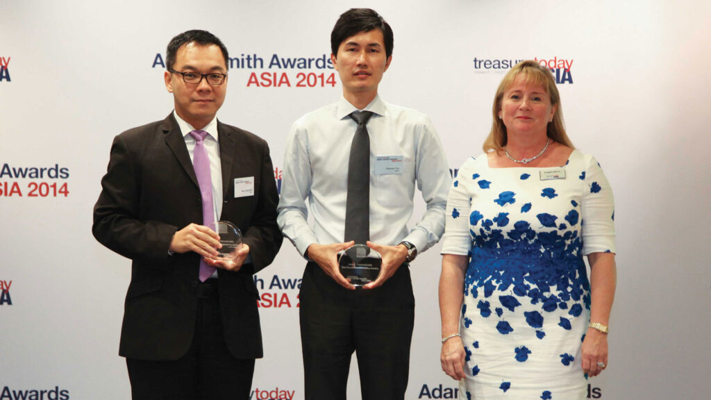 Photo of Thomas Tan, Alere and Wee Yong Goh, RBS.