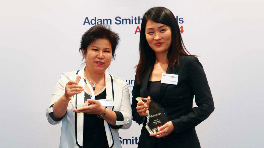 Photo of Zhu Dongmei, CNPC Group and Jolene Liu of Citi.