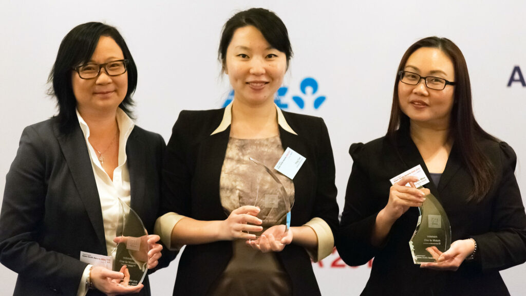 Photo of Angelique Tan, Bank of America Merrill Lynch, Ying Cao, General Motors and Pauline Wee, Deutsche Bank.