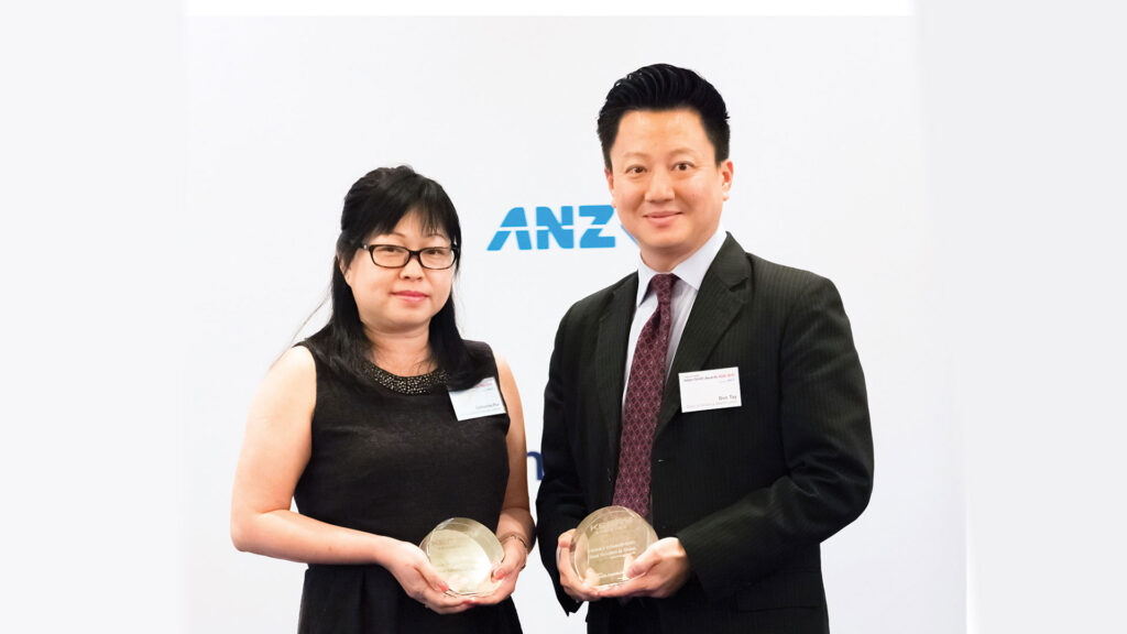 Photo of Catherine Por, Kerry Logistics Network, Don Tay, Bank of America Merrill Lynch.