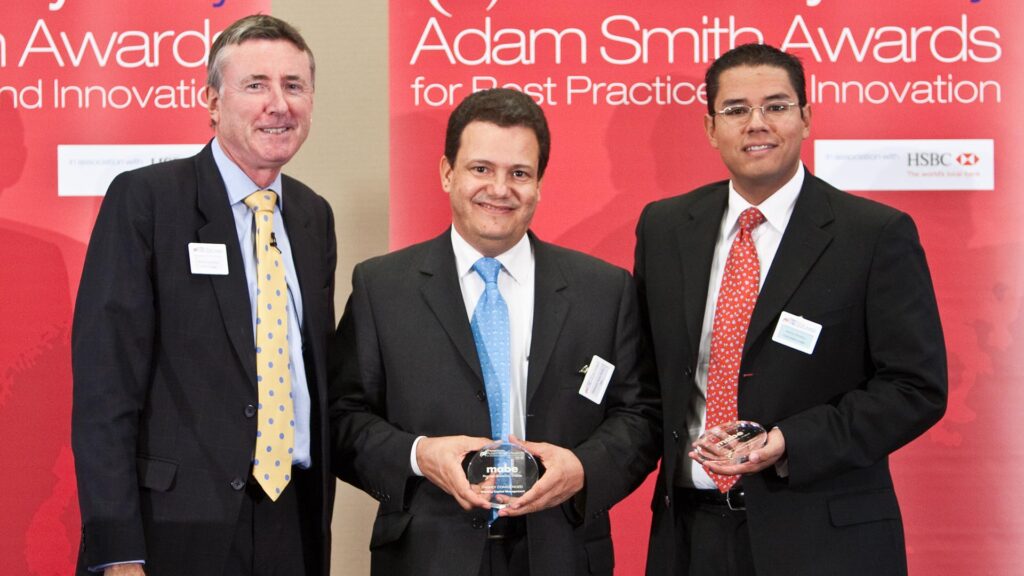 Photo of Richard Parkinson, Romario Alves Pinto RBS and Roman Bieletto.