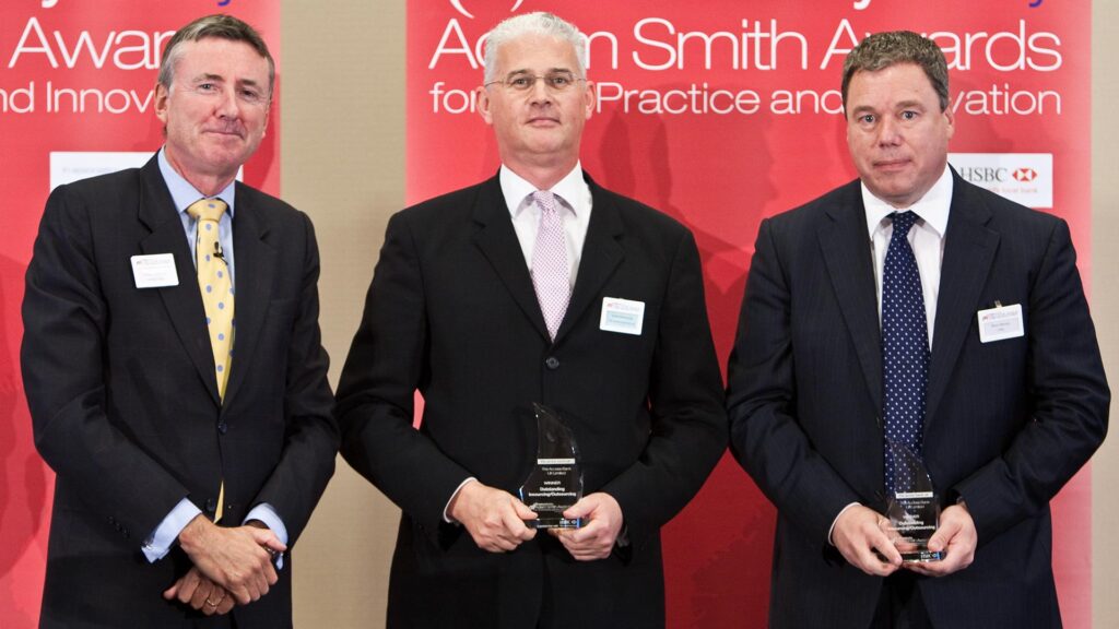 Photo of Richard Parkinson, Jamie Simmonds and Kevin Martyn, HSBC.