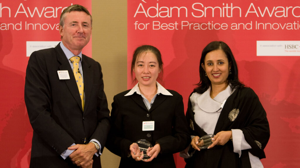 Photo of Richard Parkinson, Linlin Wu and Swati Mitra, Citi.