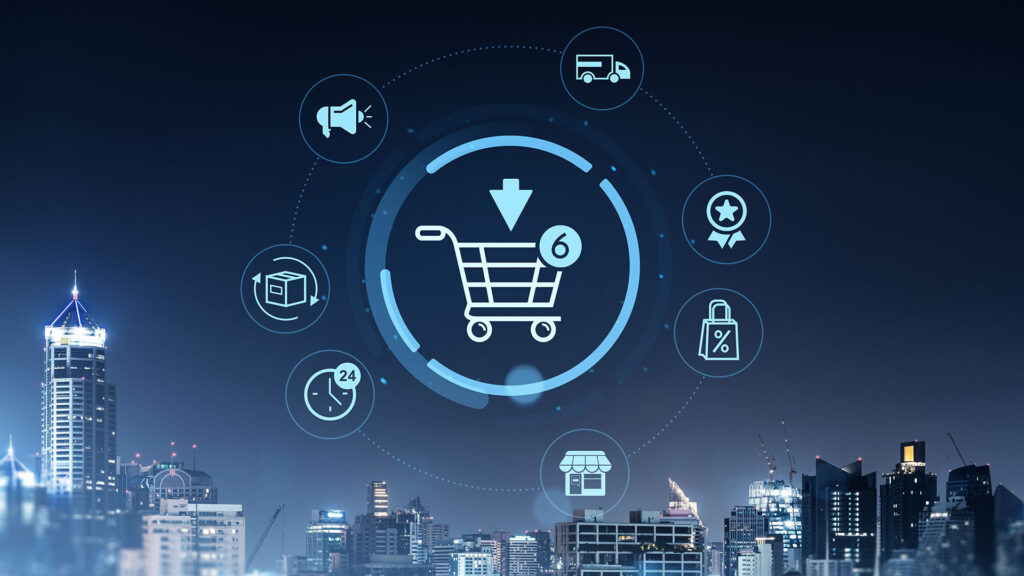 Shopping cart to symbolise BNPL