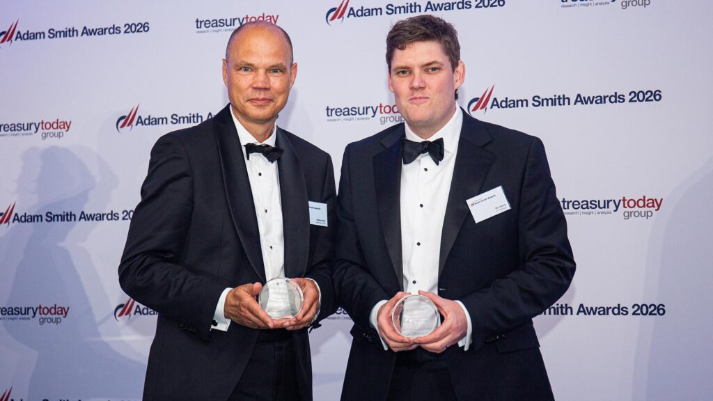 Photo of Heiko Nix, Siemens and Oli Harris, J.P. Morgan.
