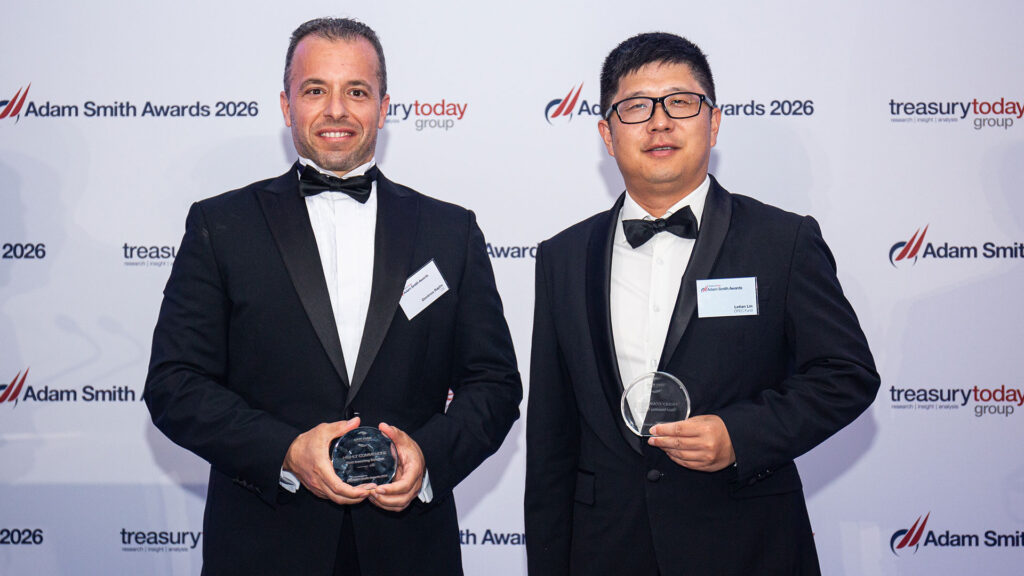 Photo of Dimitrios Raptis, Citi and Letian Lin, OPEC Fund.